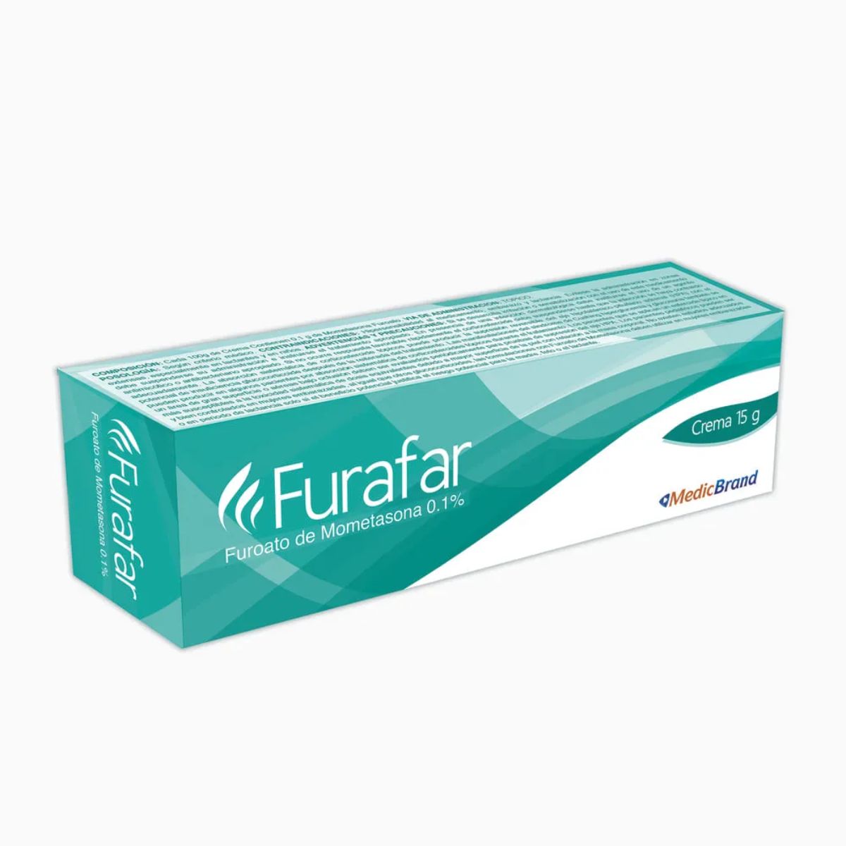 Crema Furafar Furoato de Mometasona 0.1% MedicBrand Caja x 15g