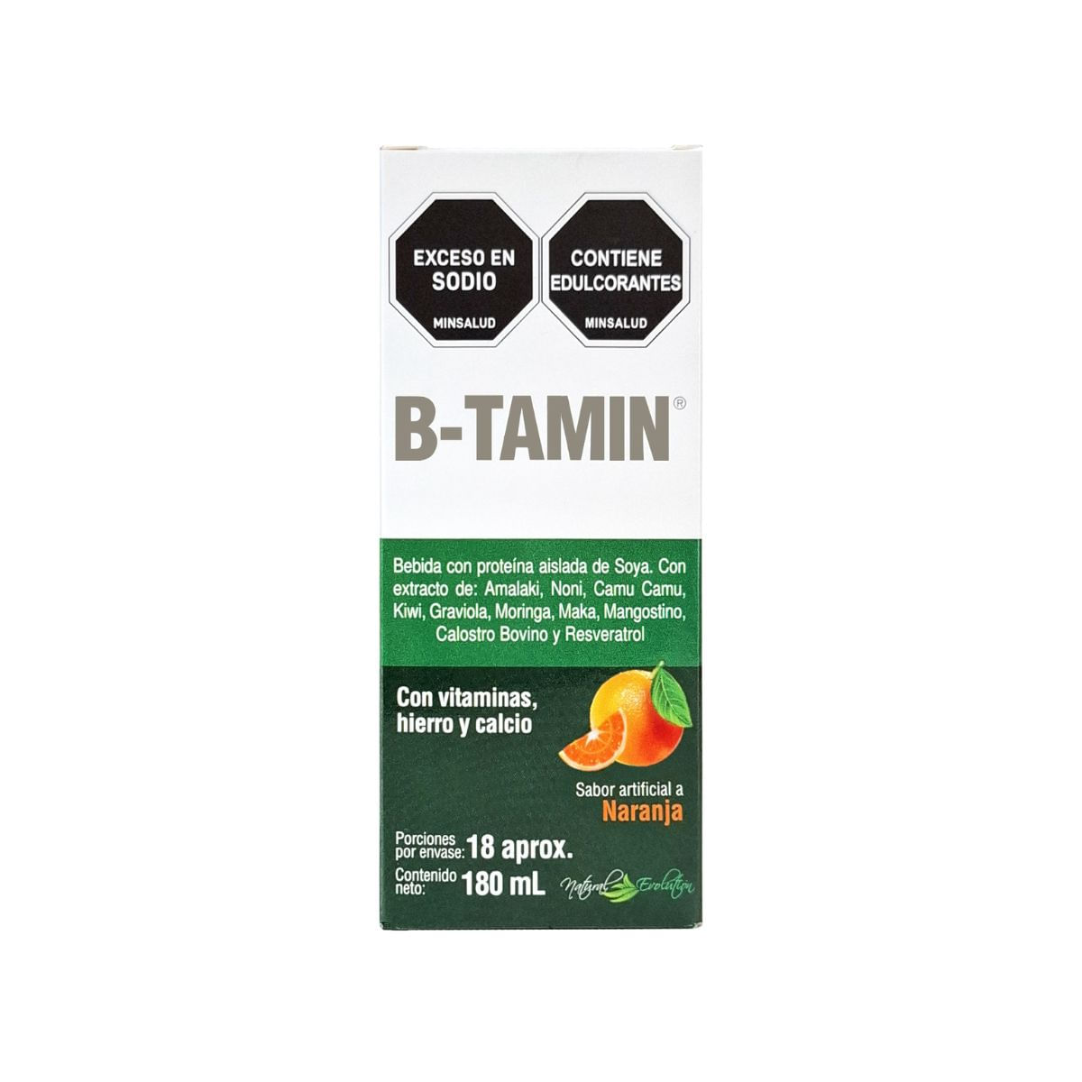 B-Tamin Jarabe Sabor Naranja Icom Frasco x 180mL