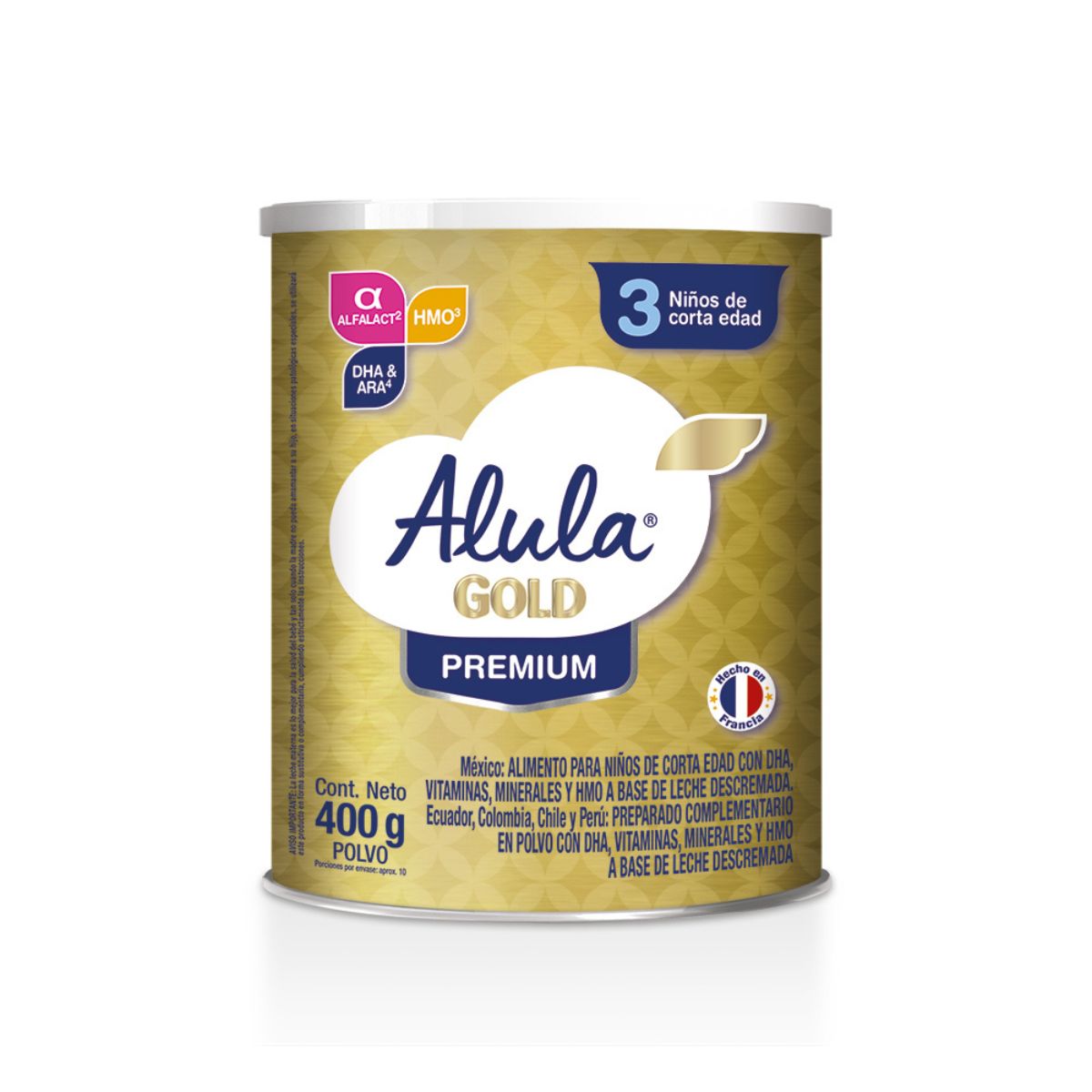 Formula Infantil Premium Etapa 3 Alula Gold Tarro x 400g