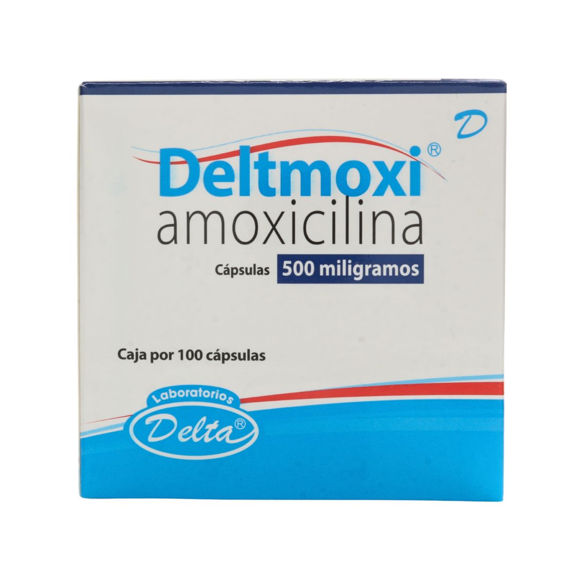 Deltmoxi Amoxicilina 500mg Delta Caja x 100 Cápsulas