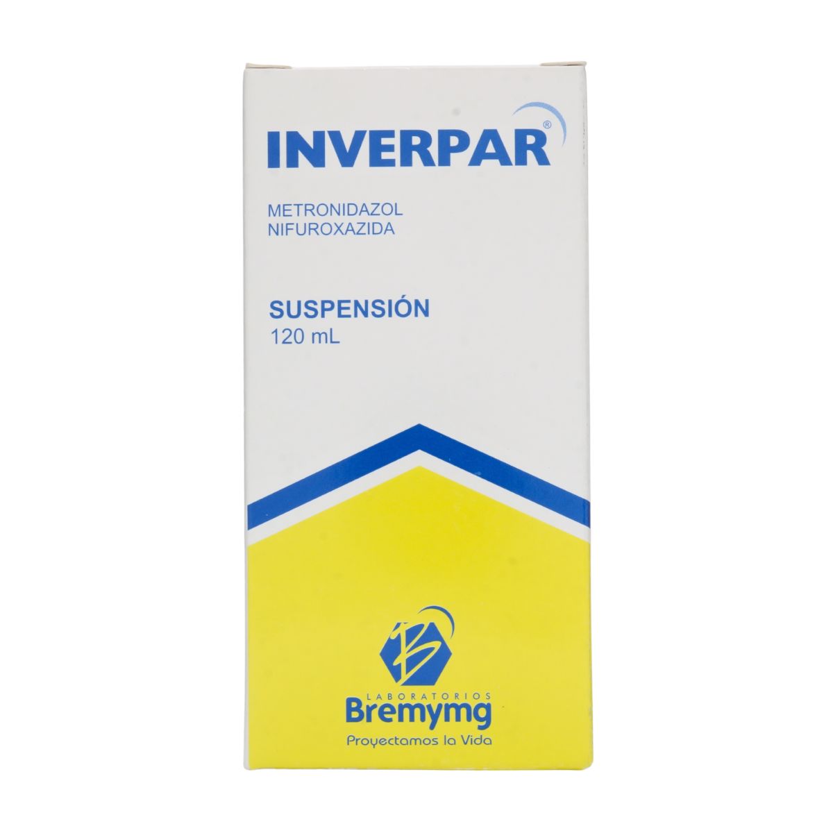 Suspensión Inverpar Metronidazol Nifuroxazida Bremymg Frasco x 120mL