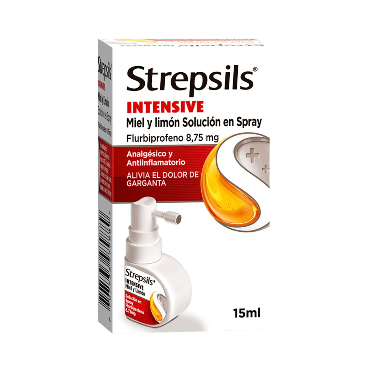 Strepsils Intensive Miel y Limón Solucion en Spray x 15mL