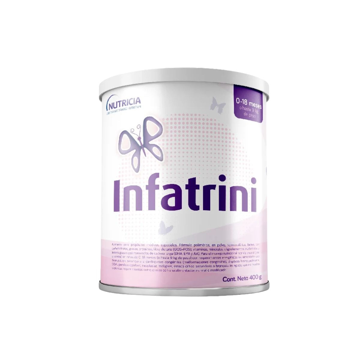 Infatrini Formula Infantil 0-18 Meses Nutricia Tarro x 400g