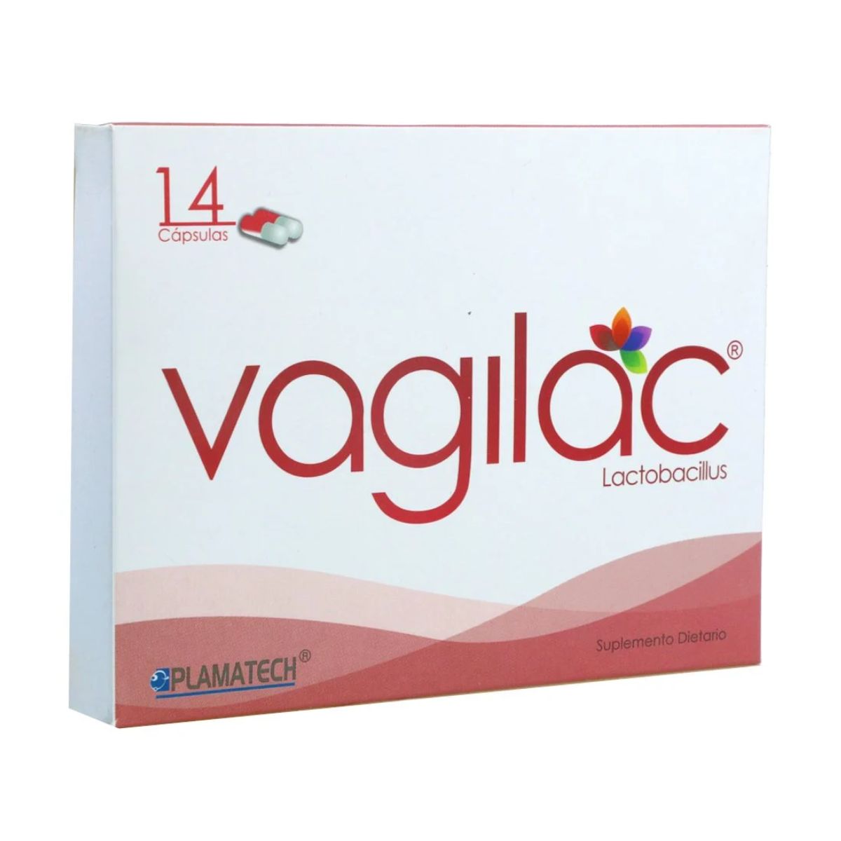 Vagilac Lactobacilos + Prebioticos Plamatech Caja x 14 Cápsulas