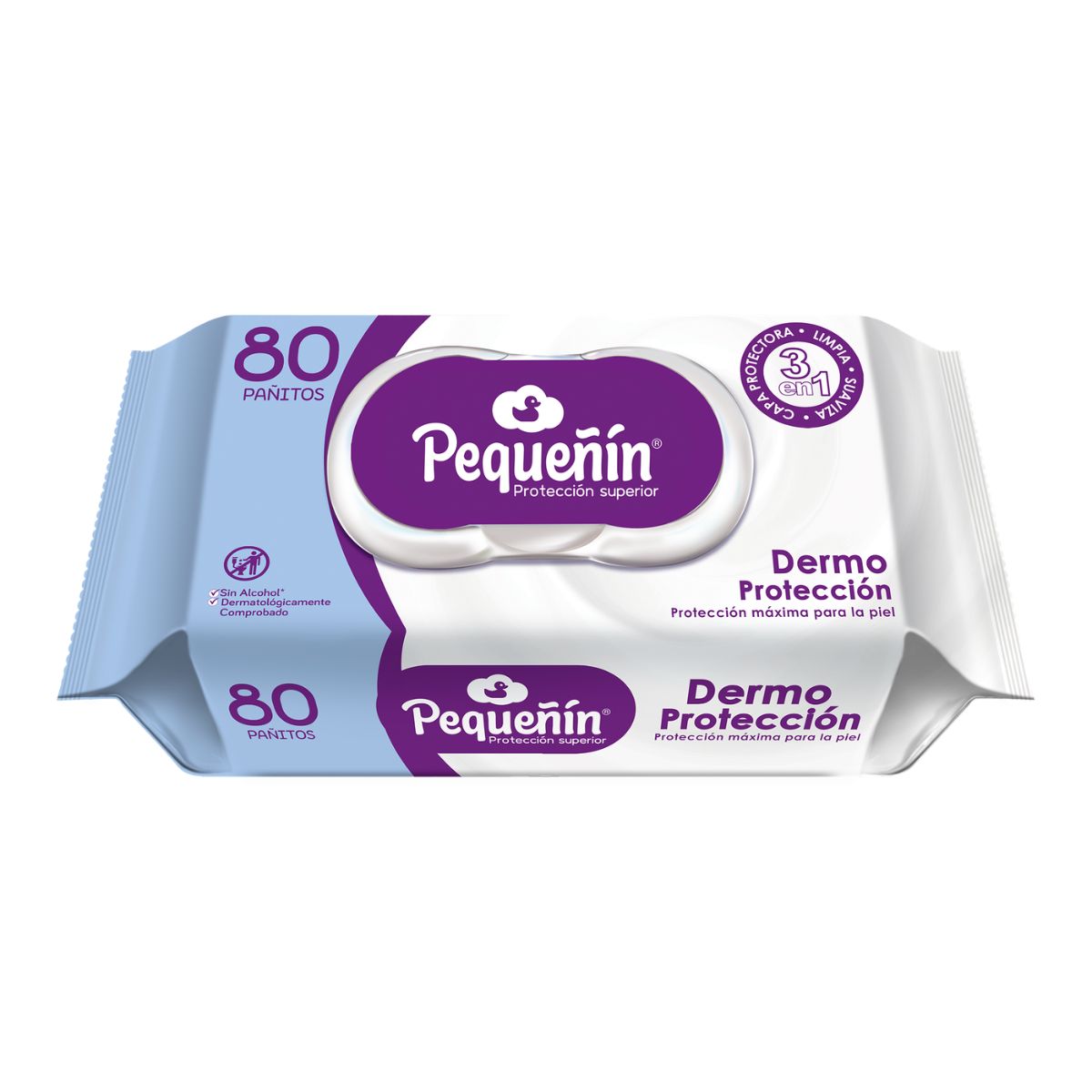 Pañitos Húmedos Dermo Protección Pequeñin Paquete x 80 Unds