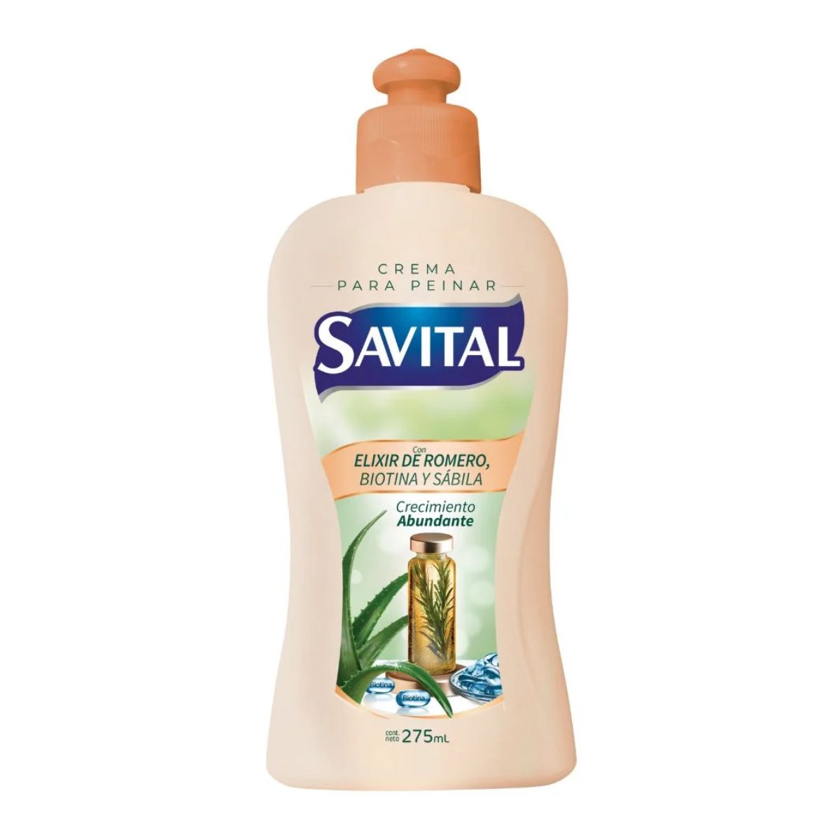 Crema de Peinar Elixir de Romero Savital Frasco x 275mL