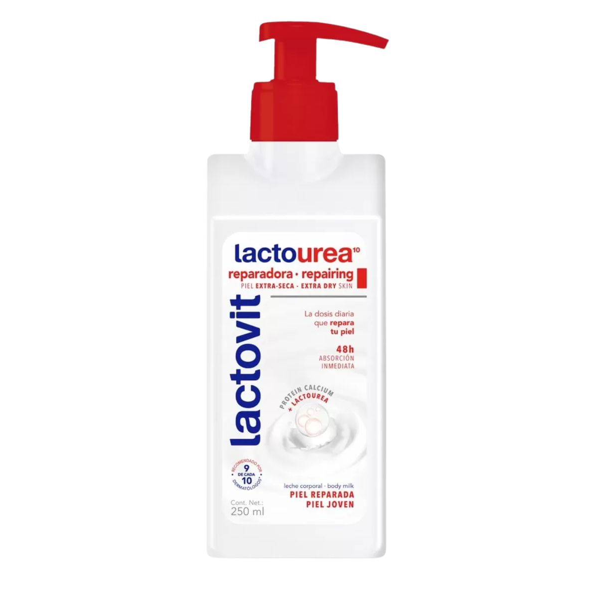 Leche Corporal Lactovit Piel Reparada Lactourea Frasco x 250mL