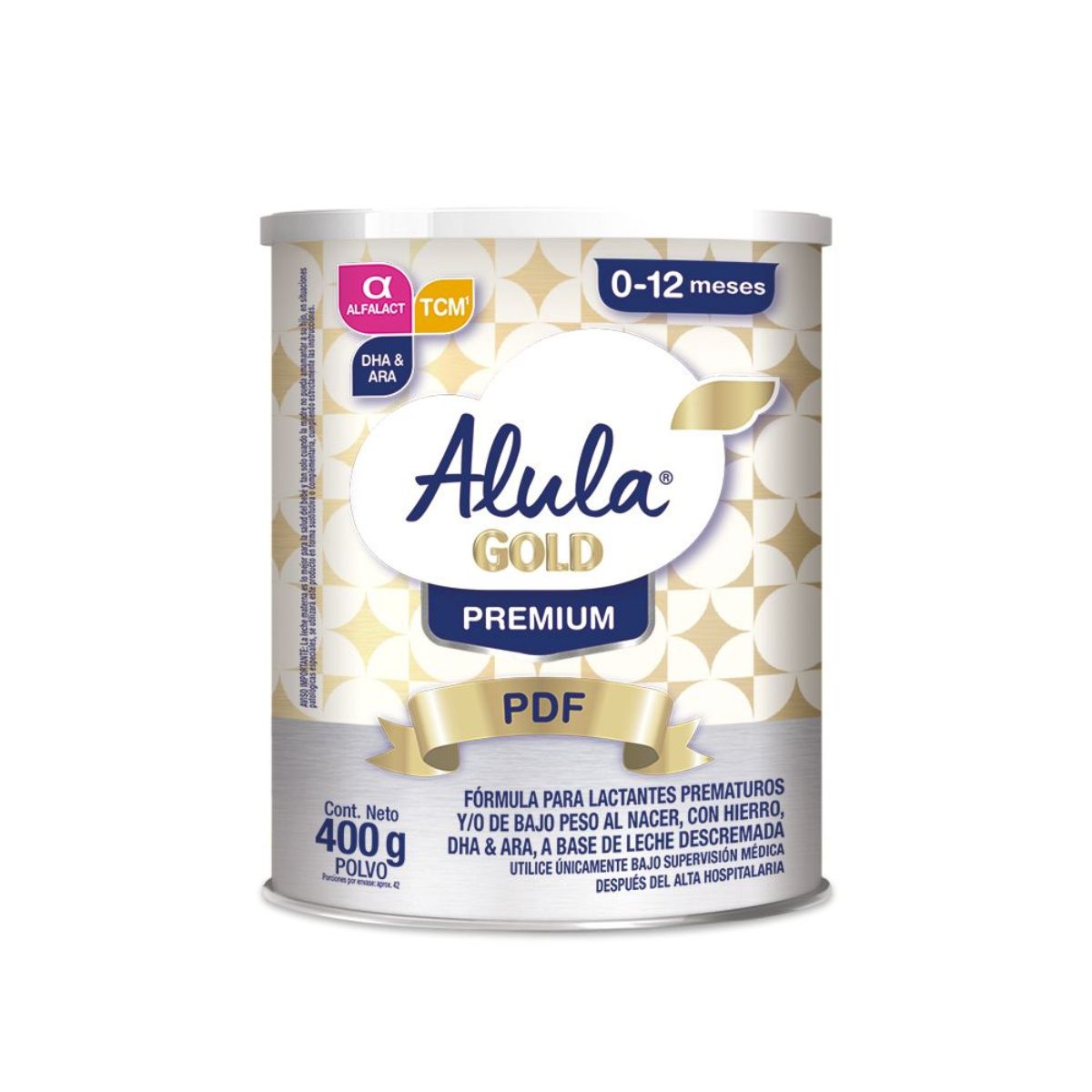 Formula Infantil Premium PDF Prematuros Alula Gold Tarro x 400g