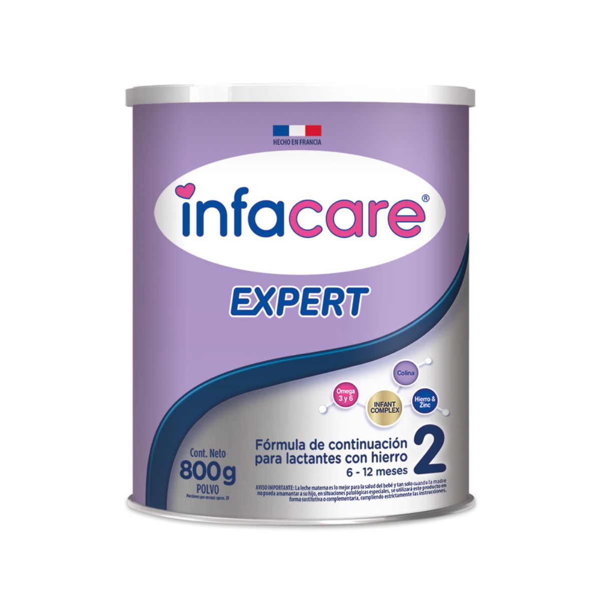 Formula Infantil Expert Etapa 2 Infacare Tarro x 800g