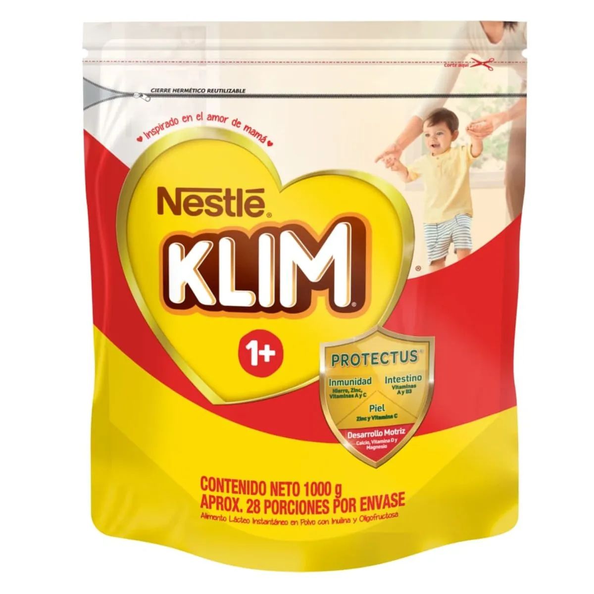 Alimento Lacteo Crecimiento 1+ Klim Bolsa x 1000g