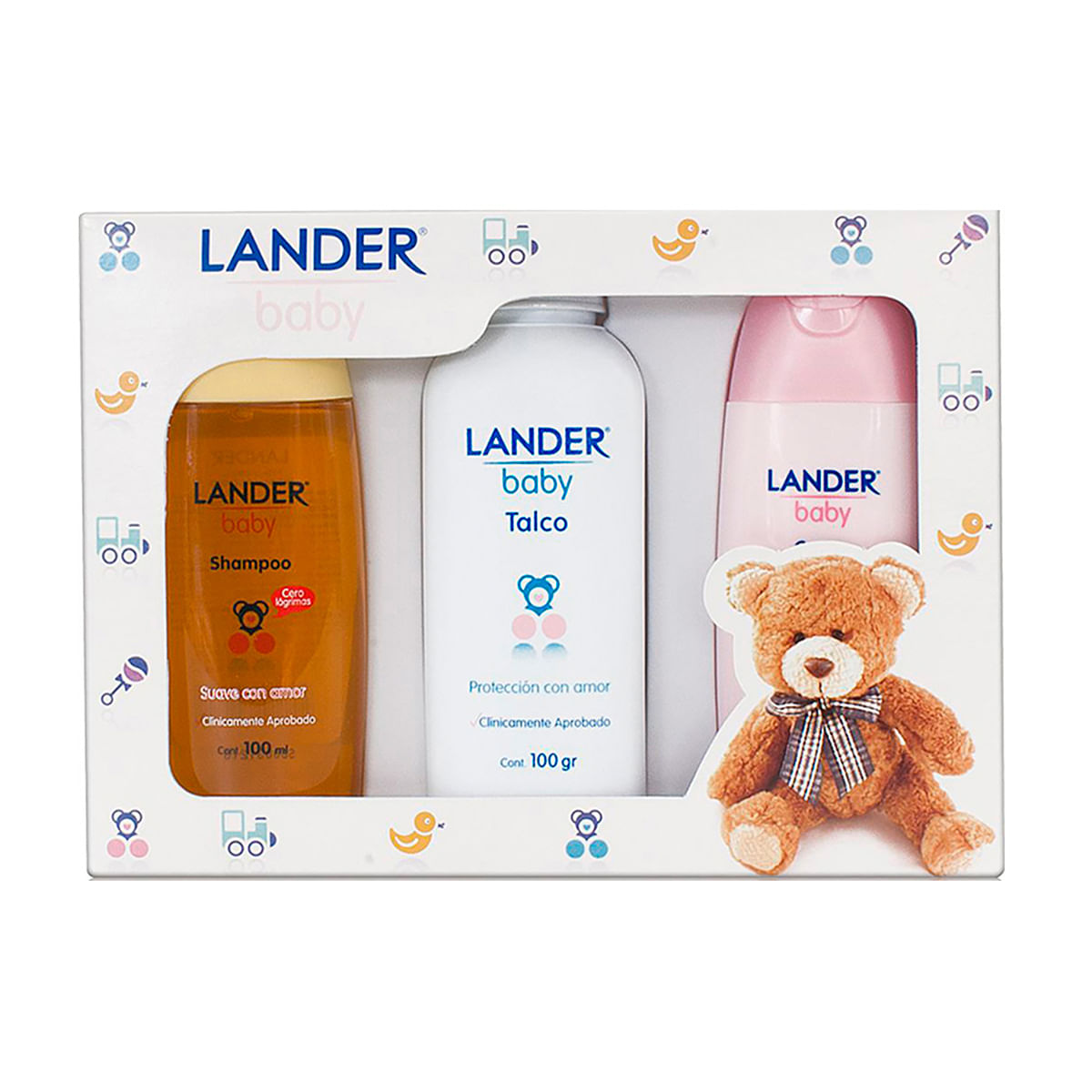 Estuche Lander Bebé x 3 Arts